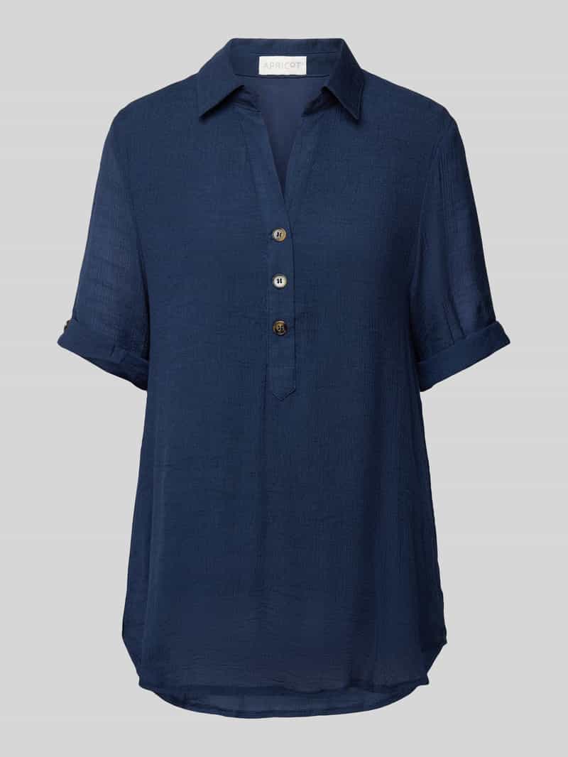 Apricot Overhemdblouse met platte kraag