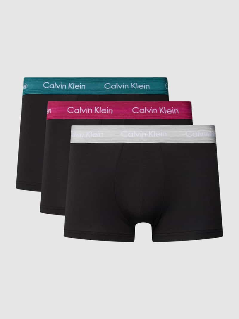 Calvin Klein Underwear Boxershort met band met label in een set van 3 stuks