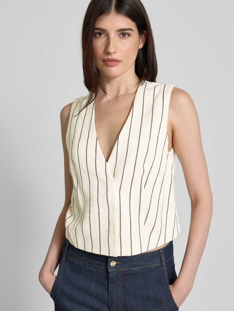 LANIUS Gilet met V-hals