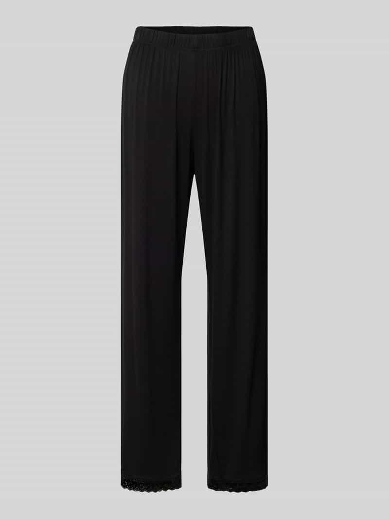 CCDK Copenhagen Regular fit pyjamabroek met kant model 'Jasmin'