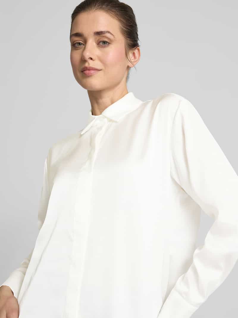 Christian Berg Woman Selection Overhemdblouse met blinde knoopsluiting