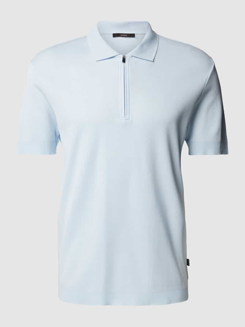 Windsor Regular fit poloshirt met labeldetail