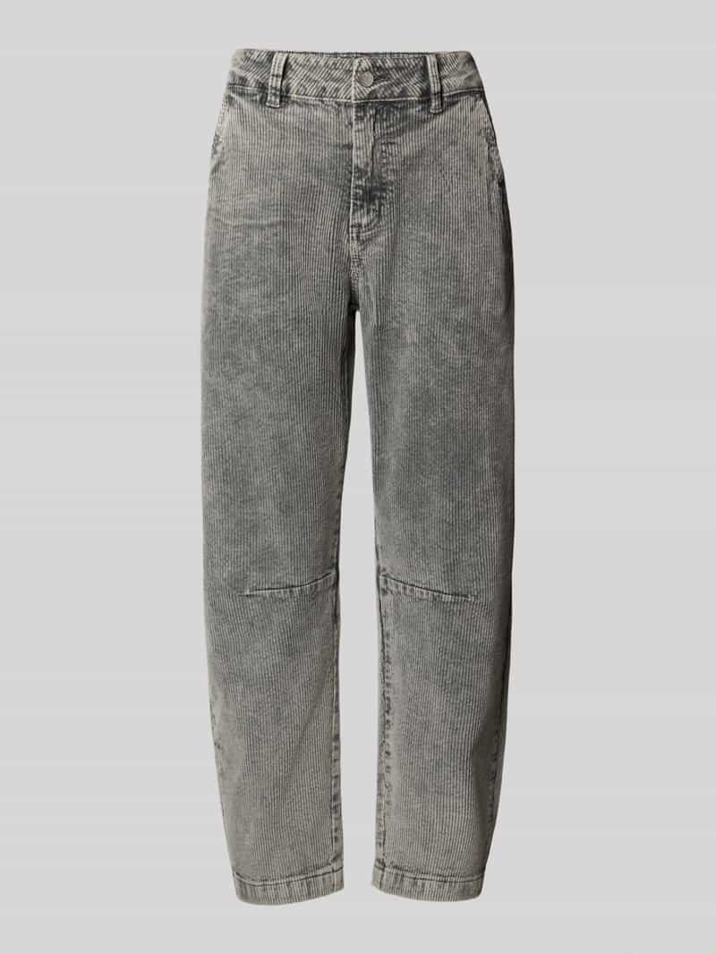 Buena Vista Relaxed fit corduroy broek met steekzakken model 'BARREL CORDUROY'