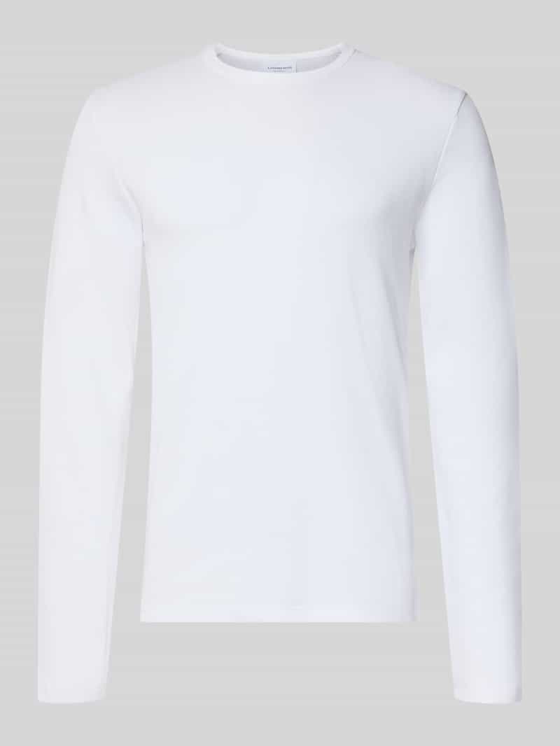 Lindbergh Regular fit shirt met lange mouwen van puur katoen model 'Basic'