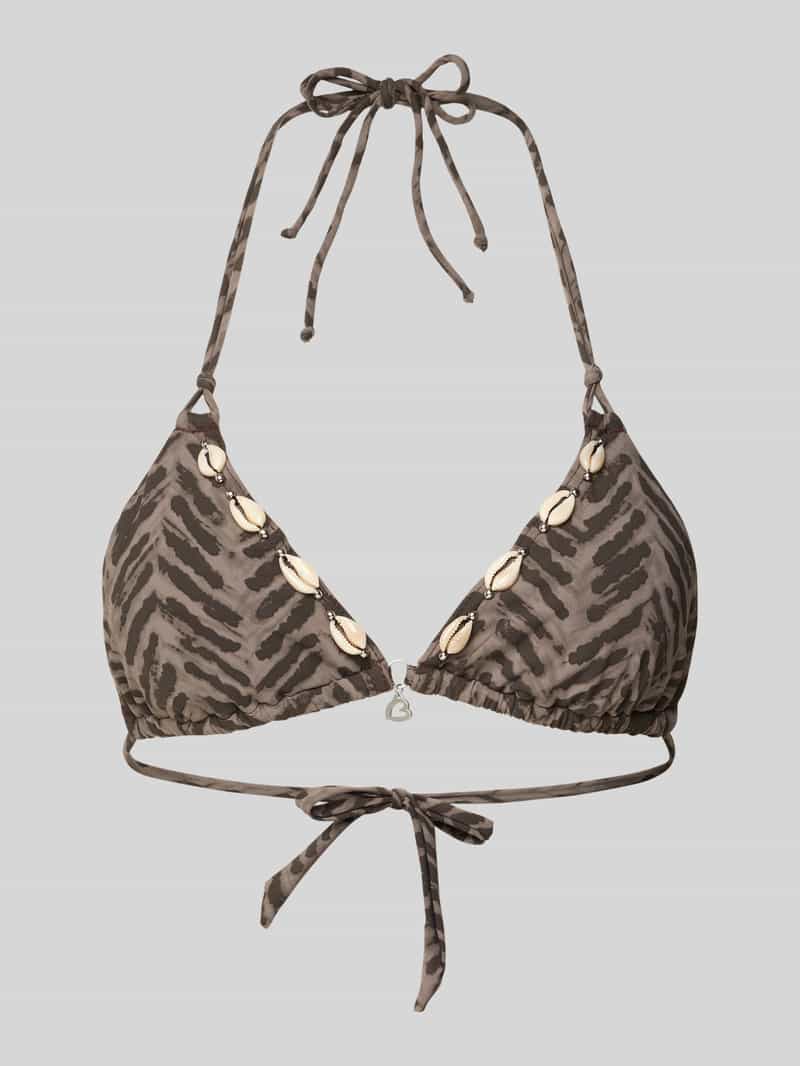 banana moon Bikinitop met applicaties model 'YERO SILVARY'