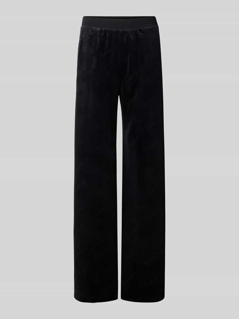 Guess straight fit sweatpants met elastische tailleband model 'LOREN'