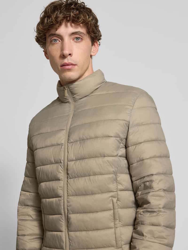 Only & Sons Regular fit gewatteerd jack met ritszakken model 'GAVIN'