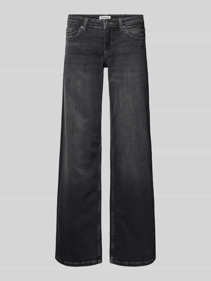 Wide leg jeans van katoenmix model 'JUDY'