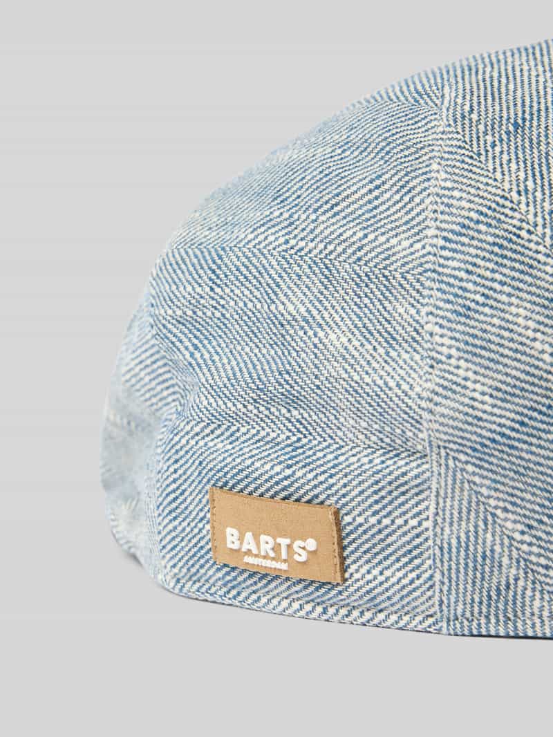 Barts Platte pet met labelbadge model 'Jarvis'