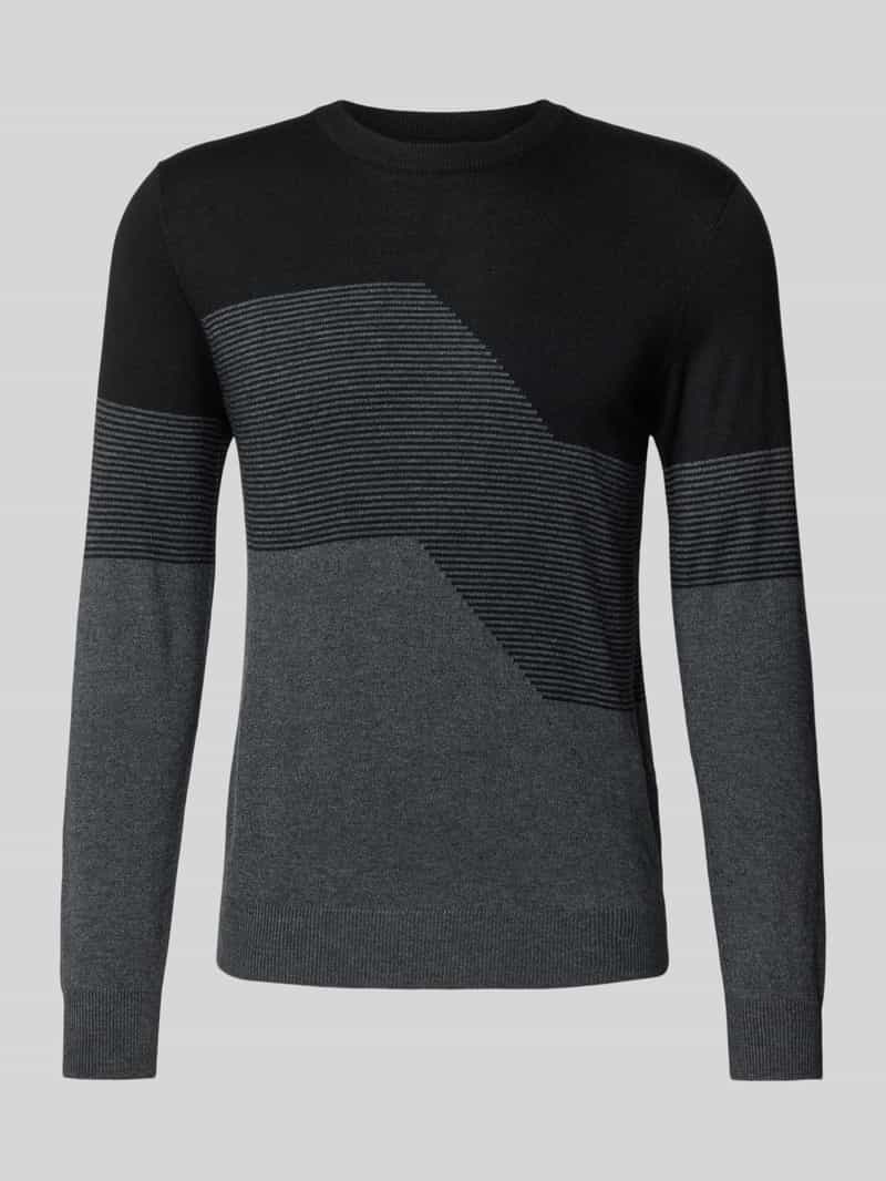 Antony Morato Gebreide pullover met ribboorden
