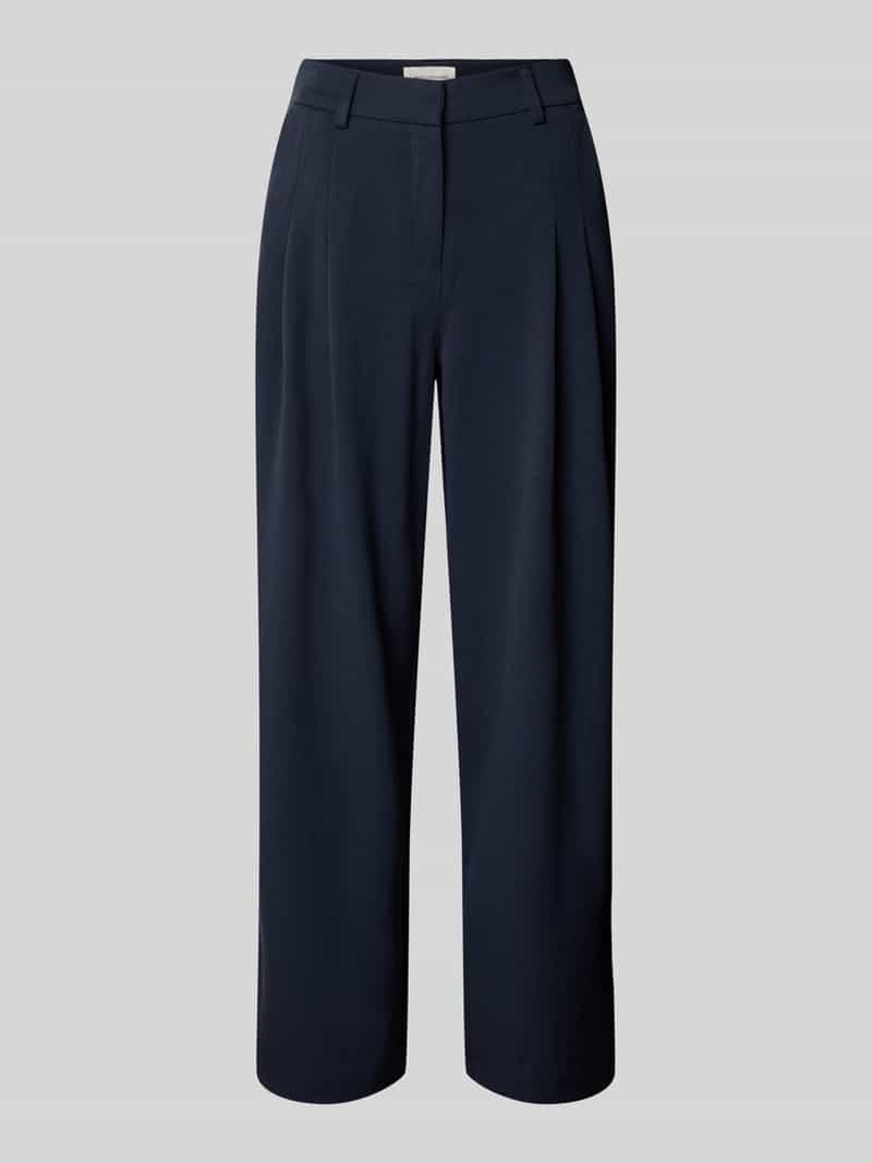 MSCH Copenhagen Baggy fit stoffen broek met plooien model 'Henrika'