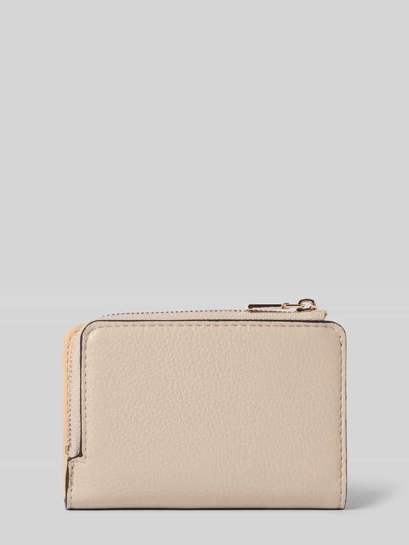 Guess Portemonnee met labelapplicatie model 'MELODY' light taupe, foto 2