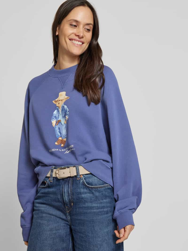 Polo Ralph Lauren Oversized sweatshirt met motiefprint