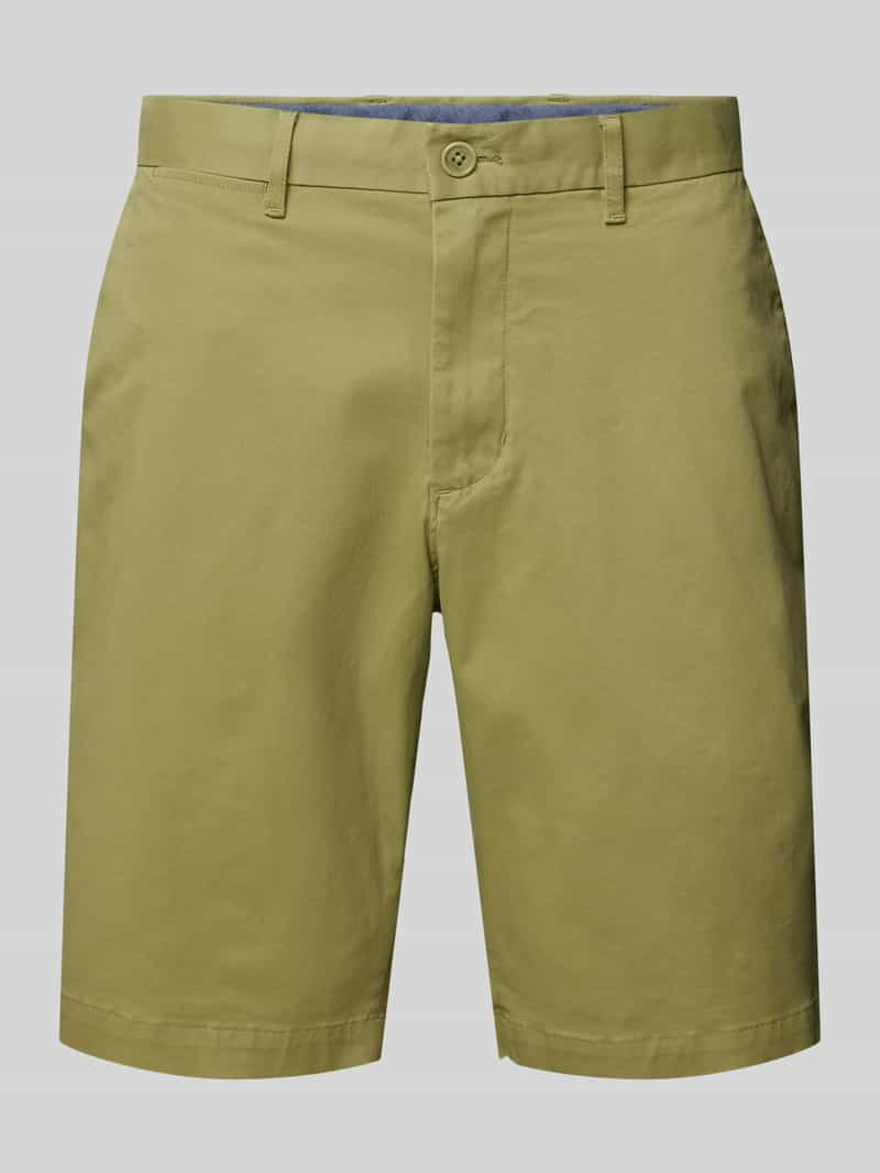 Tommy Hilfiger Straight leg korte chino met achterzakken model 'HARLEM'