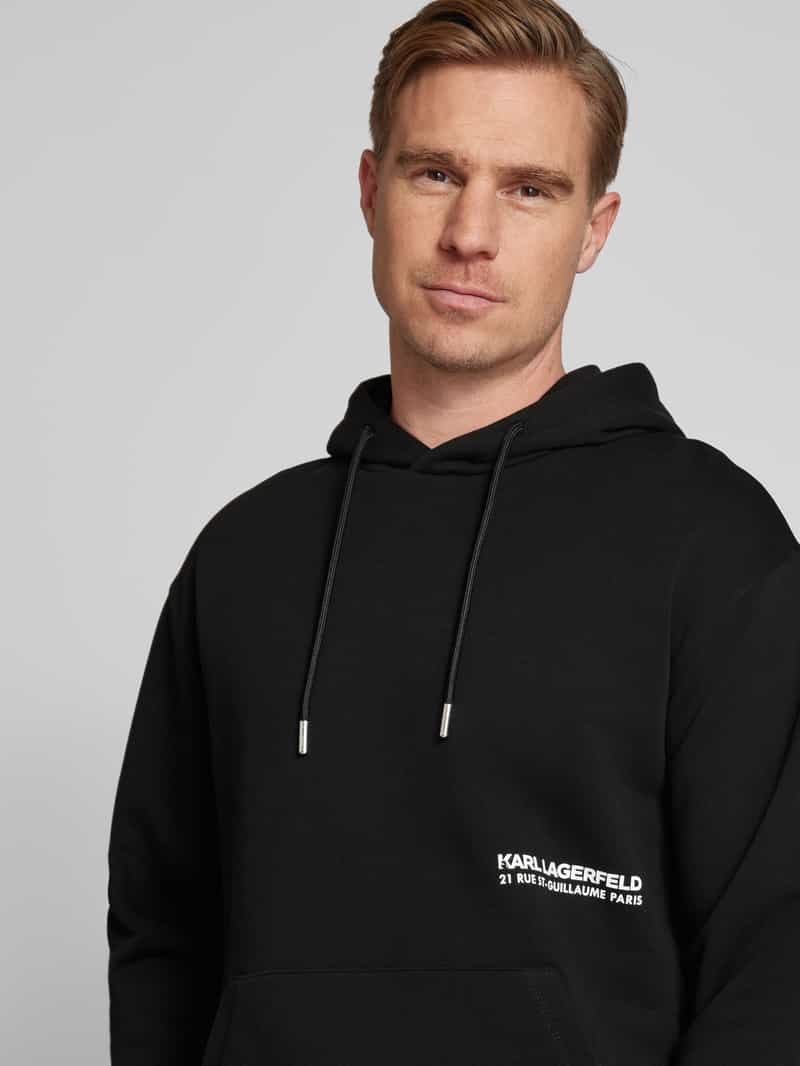 Karl Lagerfeld Oversized hoodie met labelprint