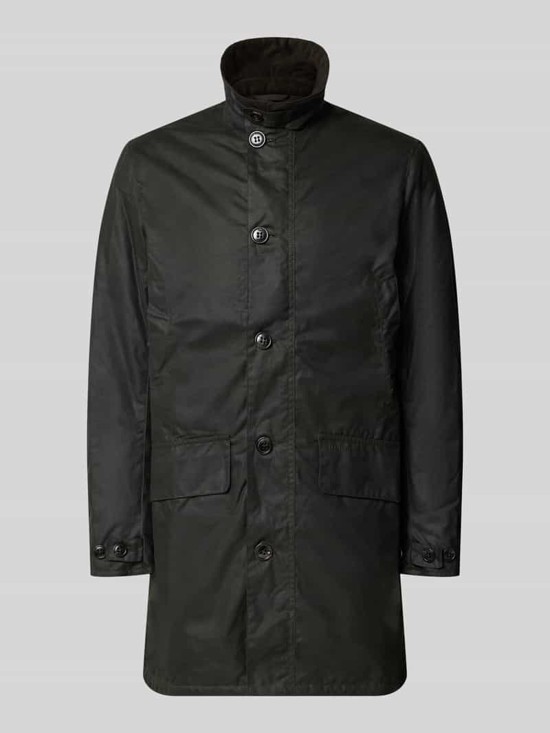 Barbour Functionele lange jas met gewaxte oppervlakte