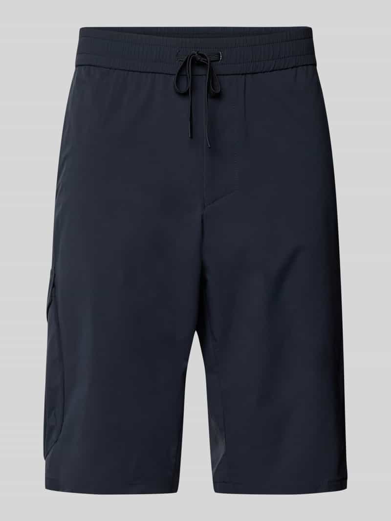 BOSS Green Regular fit korte cargobroek met elastische band model 'Urbanex'
