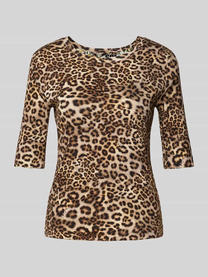 Marc Cain T-shirt met 1 2-mouwen