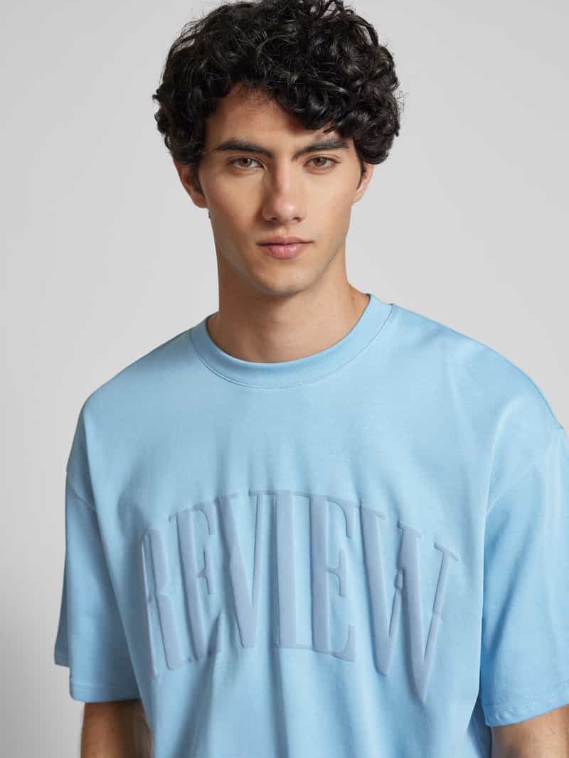 REVIEW T-shirt met labelprint