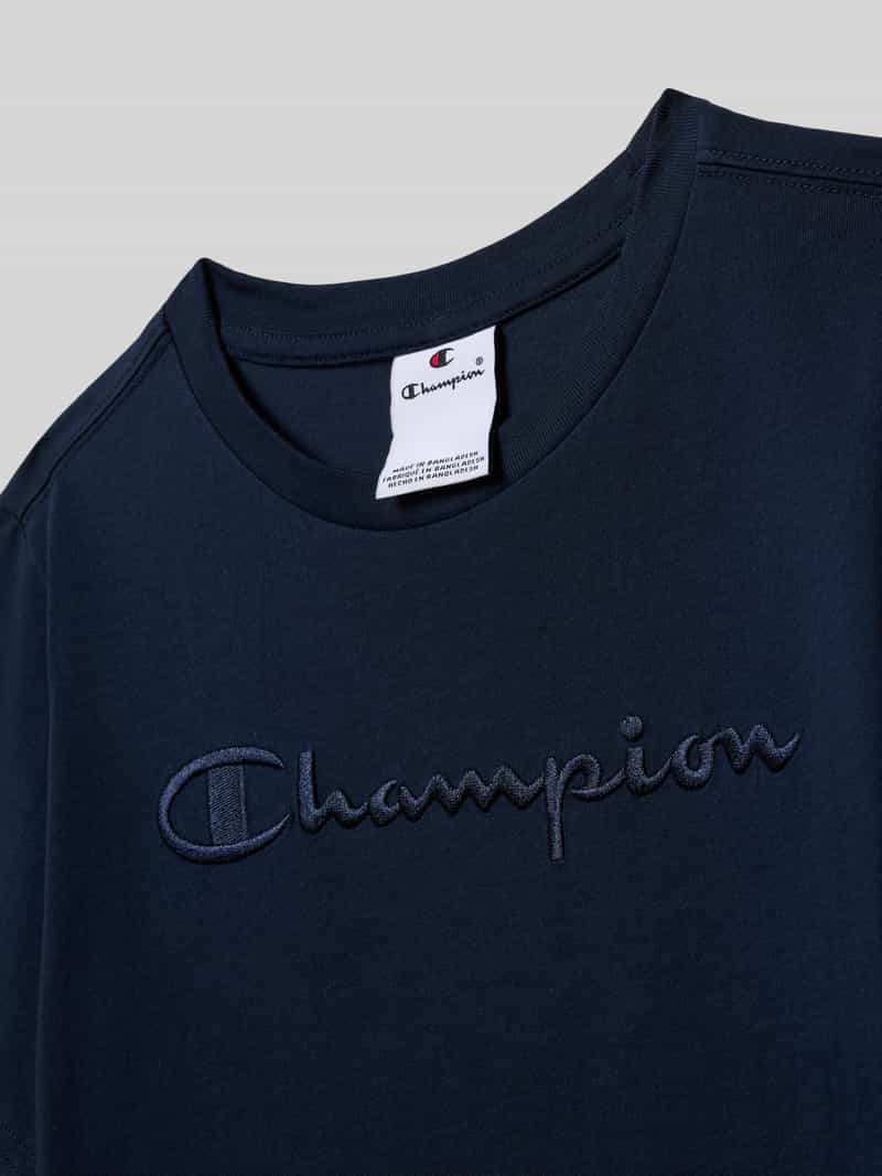 Champion T-shirt met labelstitching