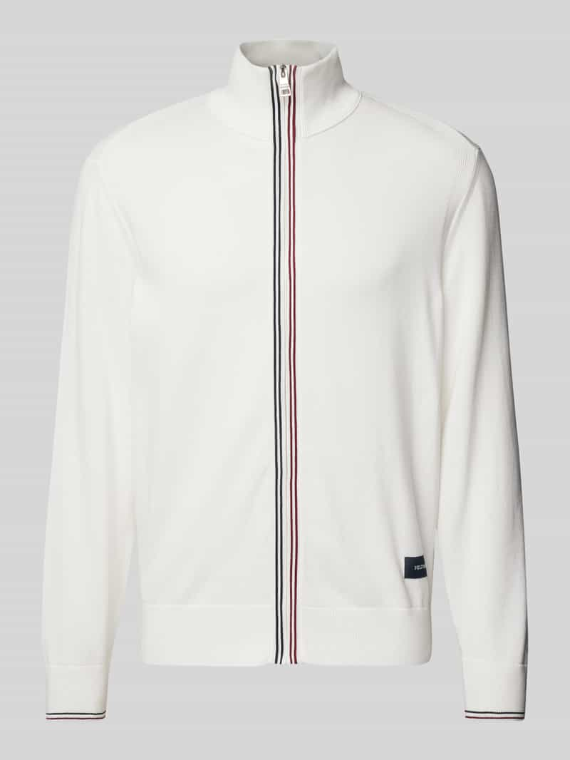 Tommy Hilfiger Gebreid jack met labeldetail