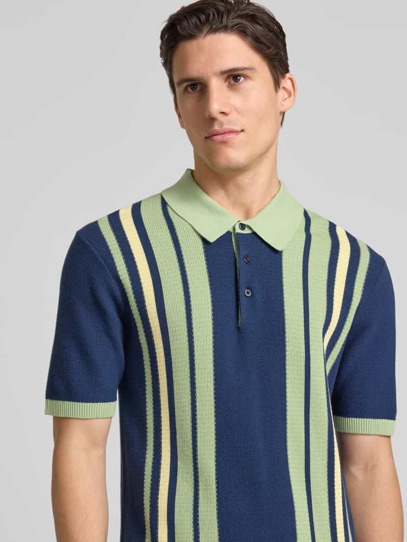 Scotch & Soda Regular fit poloshirt met labeldetail