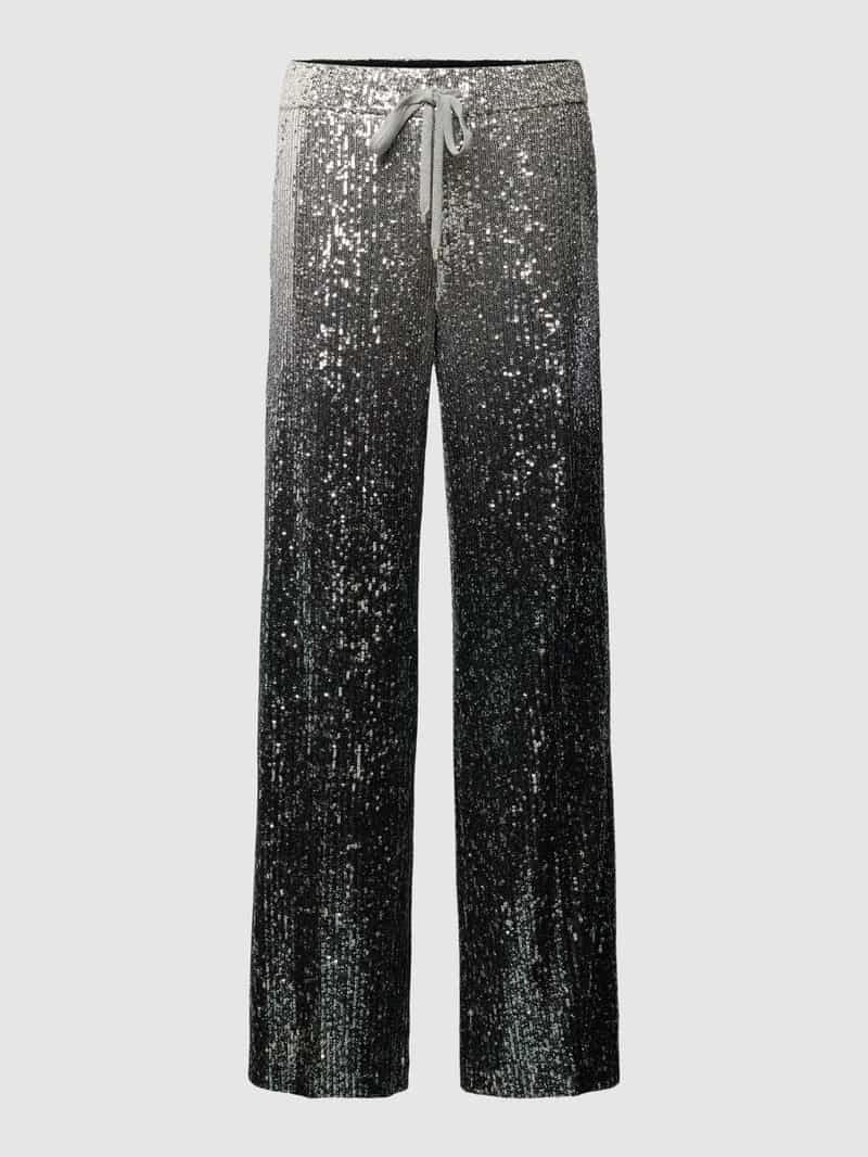 CAMBIO Broek met pailletten model 'AVRIL'