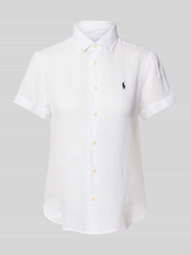 Polo Ralph Lauren Regular fit linnen blouse met button-downkraag