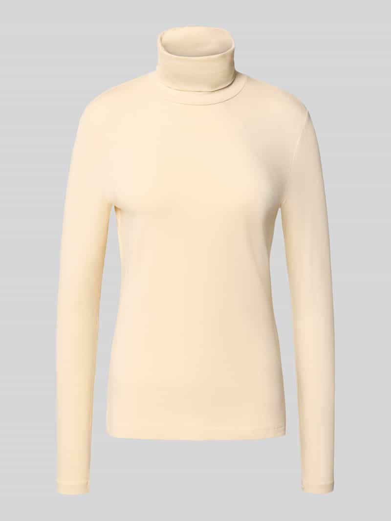 Shirt met lange mouwen en col, model 'ESTER'