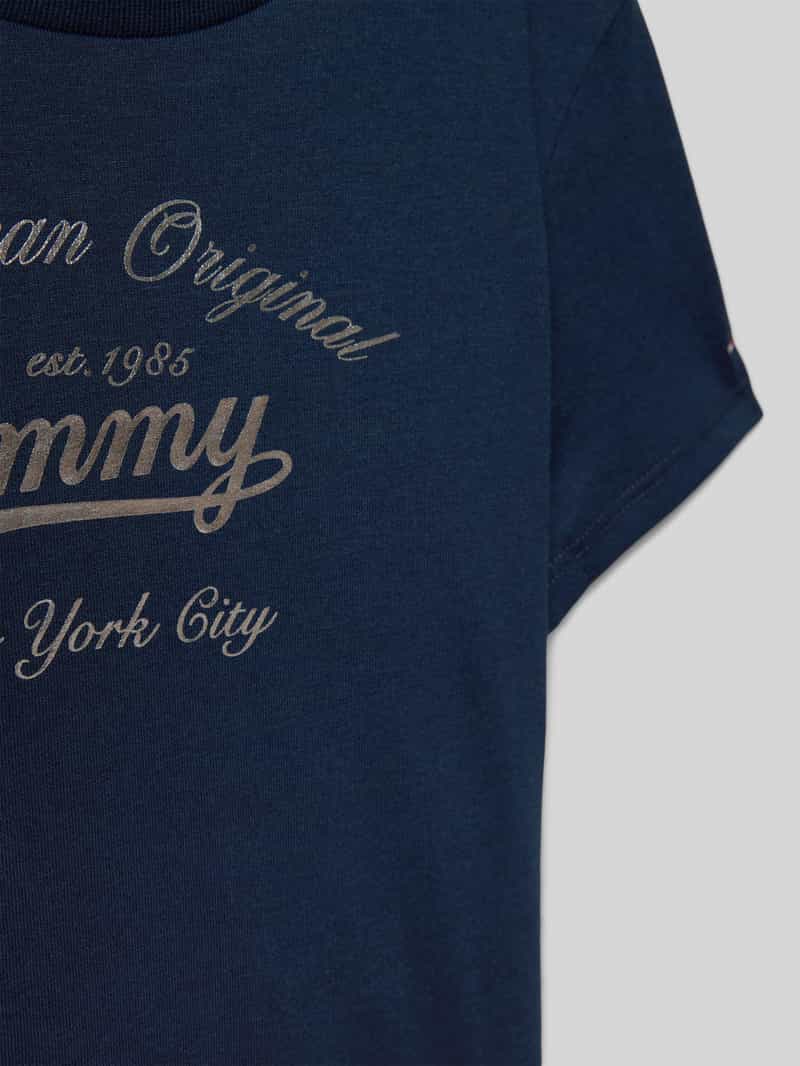 Tommy Hilfiger Teens Regular fit T-shirt van katoenmix