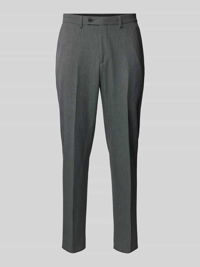 Christian Berg Men Regular fit pantalon met persplooien