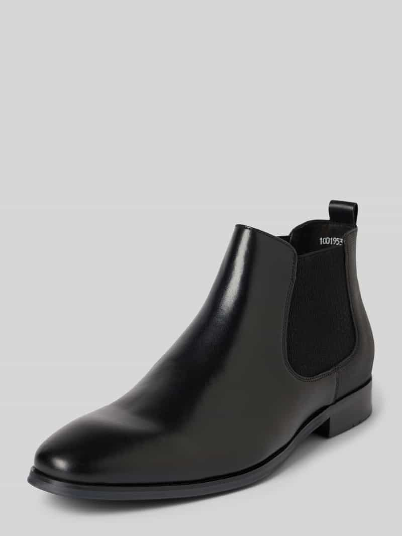 Digel Chelsea boots van leer met treklus, model 'Stetson'