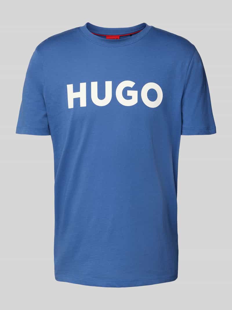 HUGO T-shirt met labelprint model 'DULIVIO'