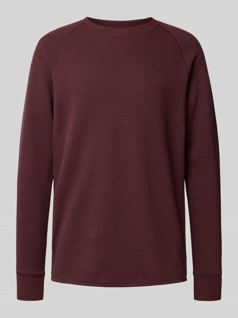 G-Star Raw Regular fit shirt met lange mouwen in gebreide look model 'Jirgi'
