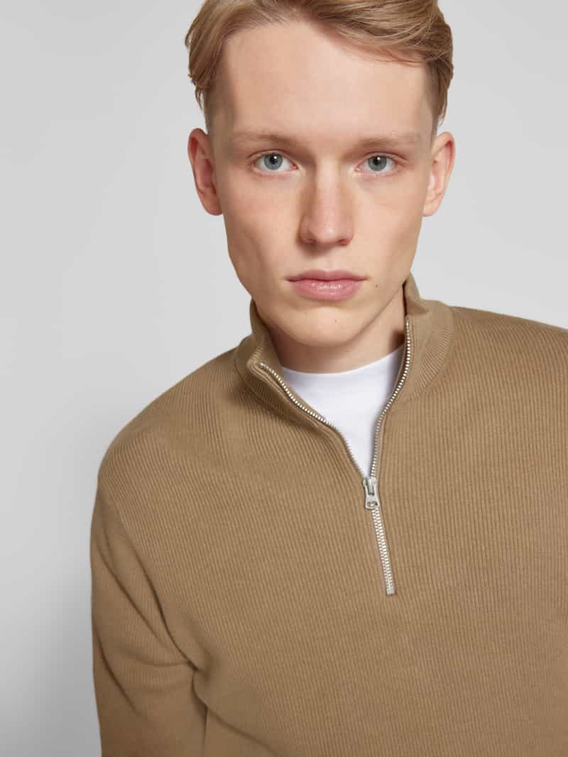 Only & Sons Regular fit gebreide pullover met opstaande kraag model 'PHIL'