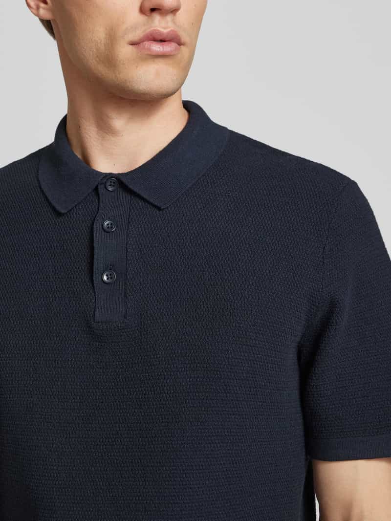 jack & jones Regular fit poloshirt met labelstitching model 'GEORGE'