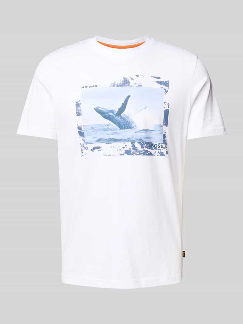 Boss Orange T-shirt met motiefprint