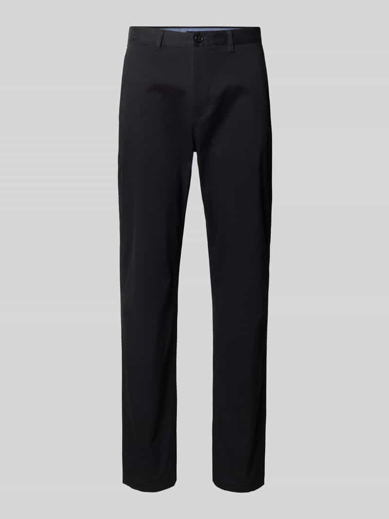 Tommy Hilfiger Relaxed fit broek van katoenmix