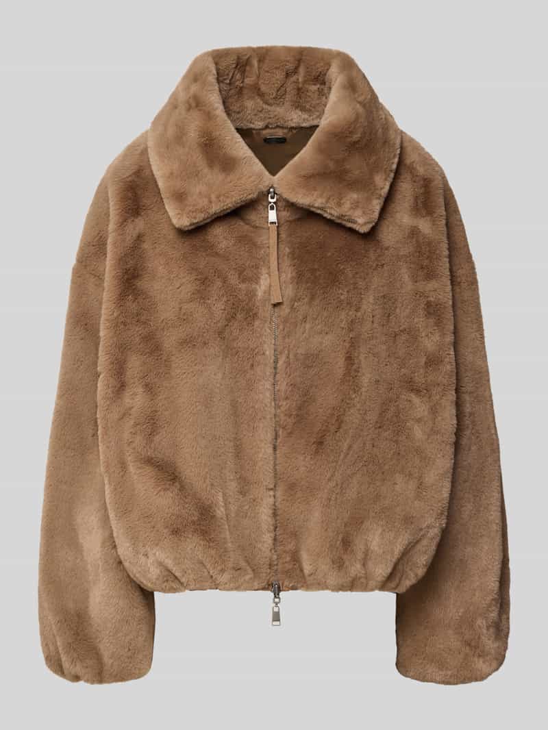 Beaumont Amsterdam relaxed fit jack van imitatiebont model 'Wender'