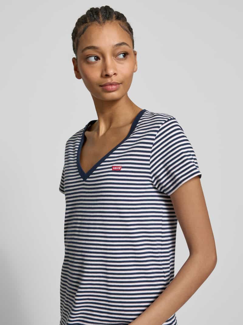 Levi's T-shirt met V-hals model 'PERFECT'