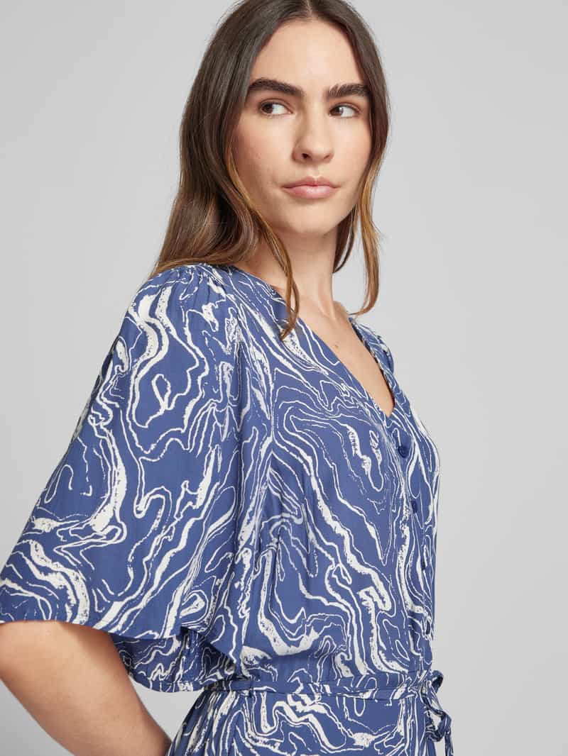 Kaffe Maxi-jurk met strikceintuur model 'arona'