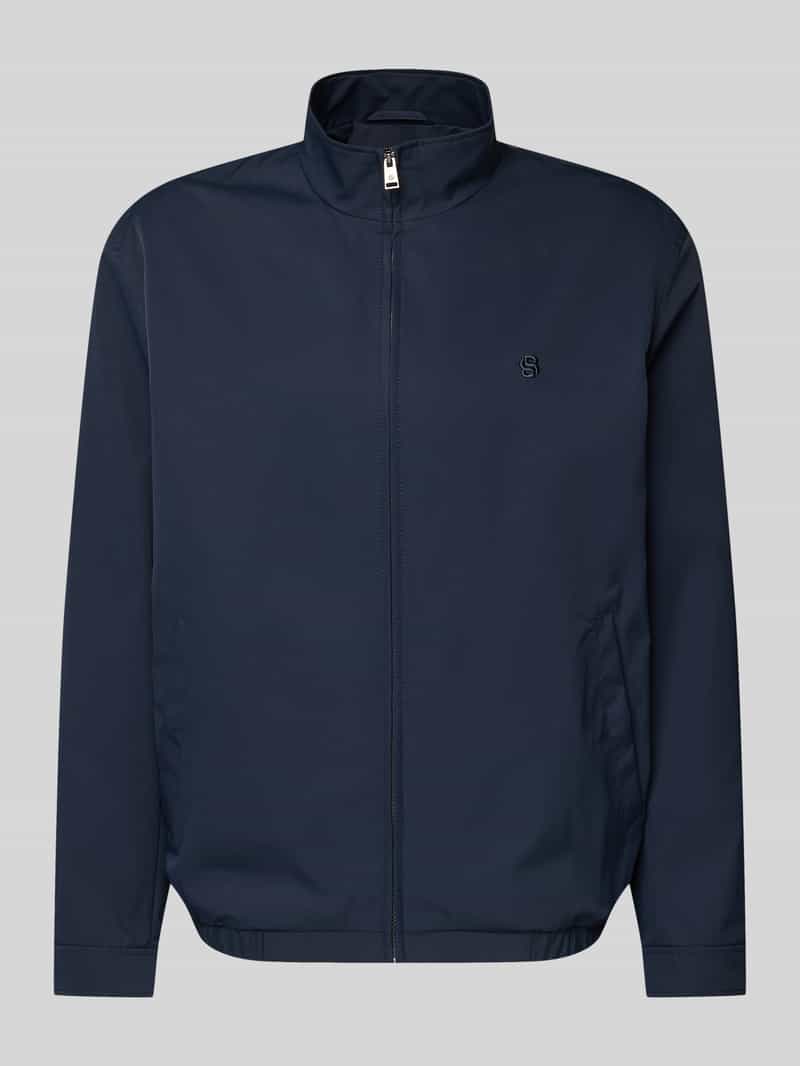 regular fit blouson met logostitching model 'H-CARVO'