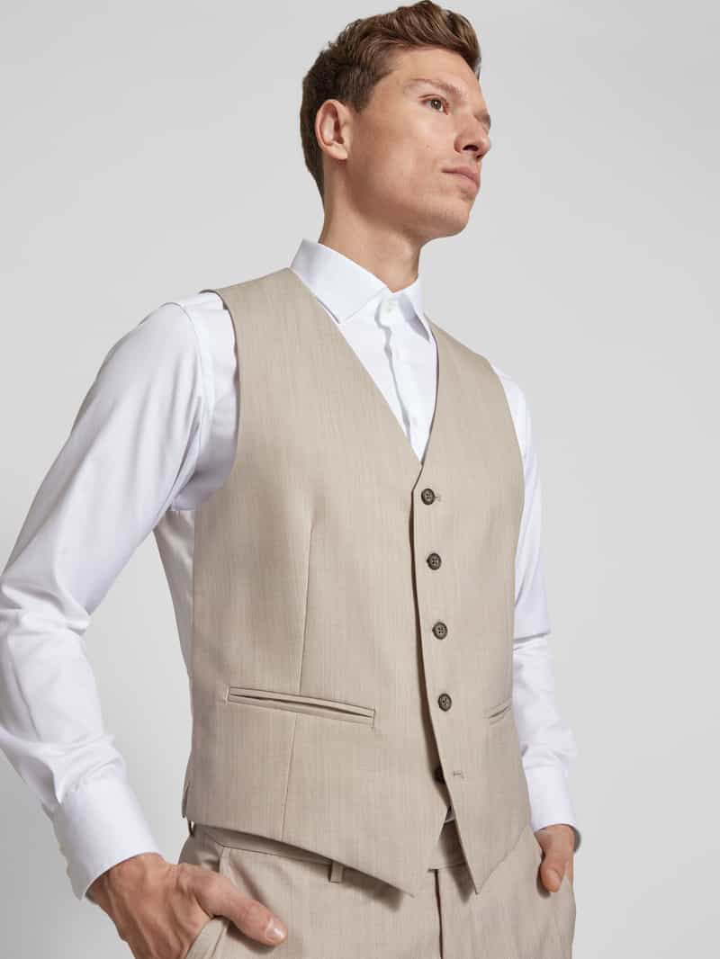Pierre Cardin Gilet met paspelzakken model 'Hugo'