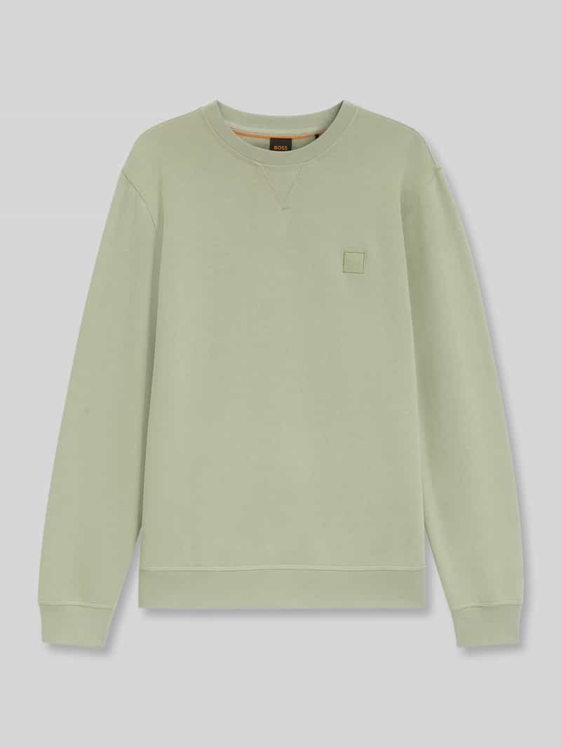 Boss Orange Regular fit sweatshirt van puur katoen model 'Westart'
