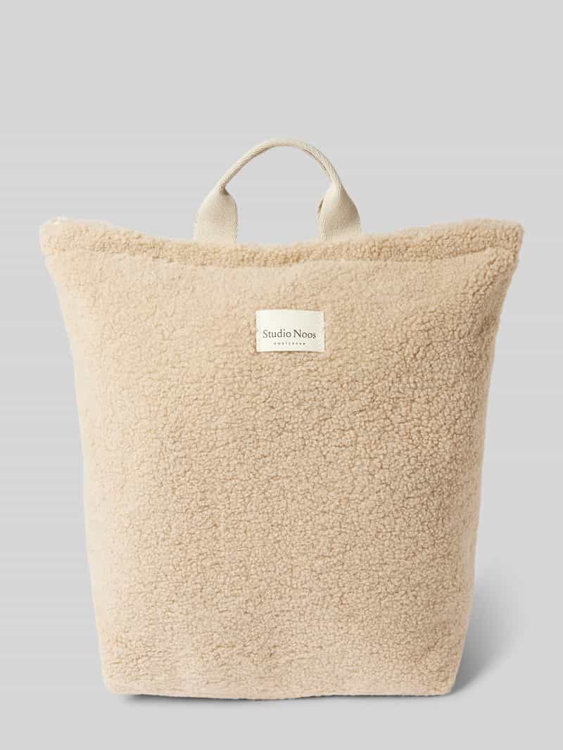 STUDIO NOOS Rugzak met labeldetail model 'teddy'