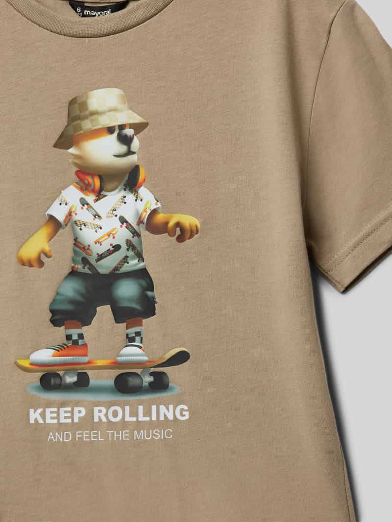Mayoral T-shirt met motiefprint