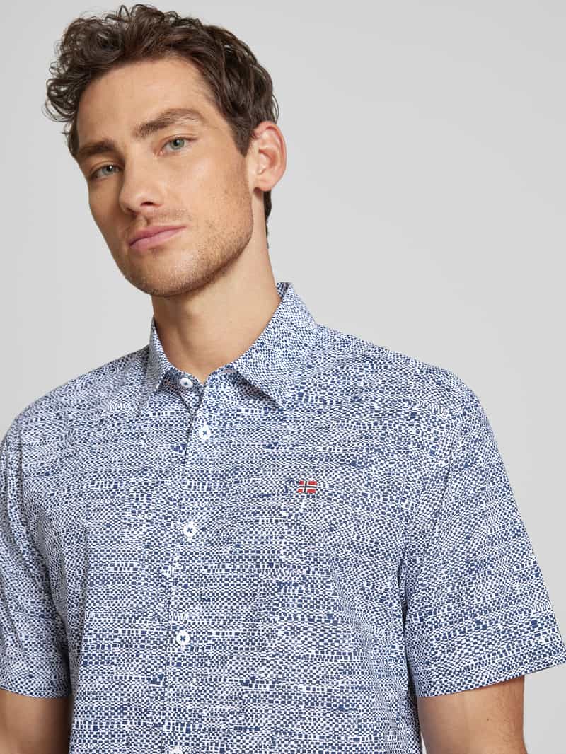 Napapijri Regular fit vrijetijdsoverhemd met all-over motief