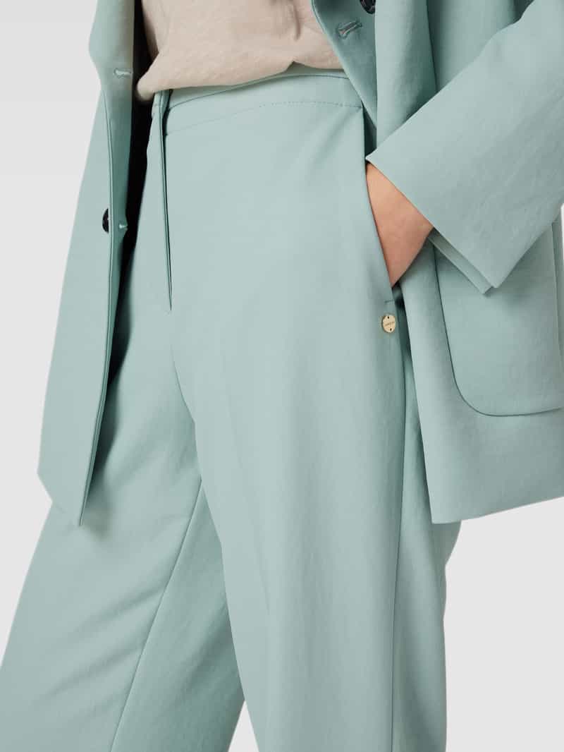 Marc Cain Stoffen broek met persplooien