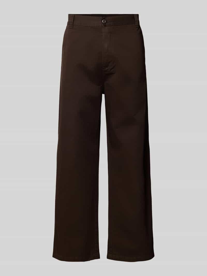 Carhartt Work In Progress Wide leg broek met steek- en achterzakken model 'BRADY'