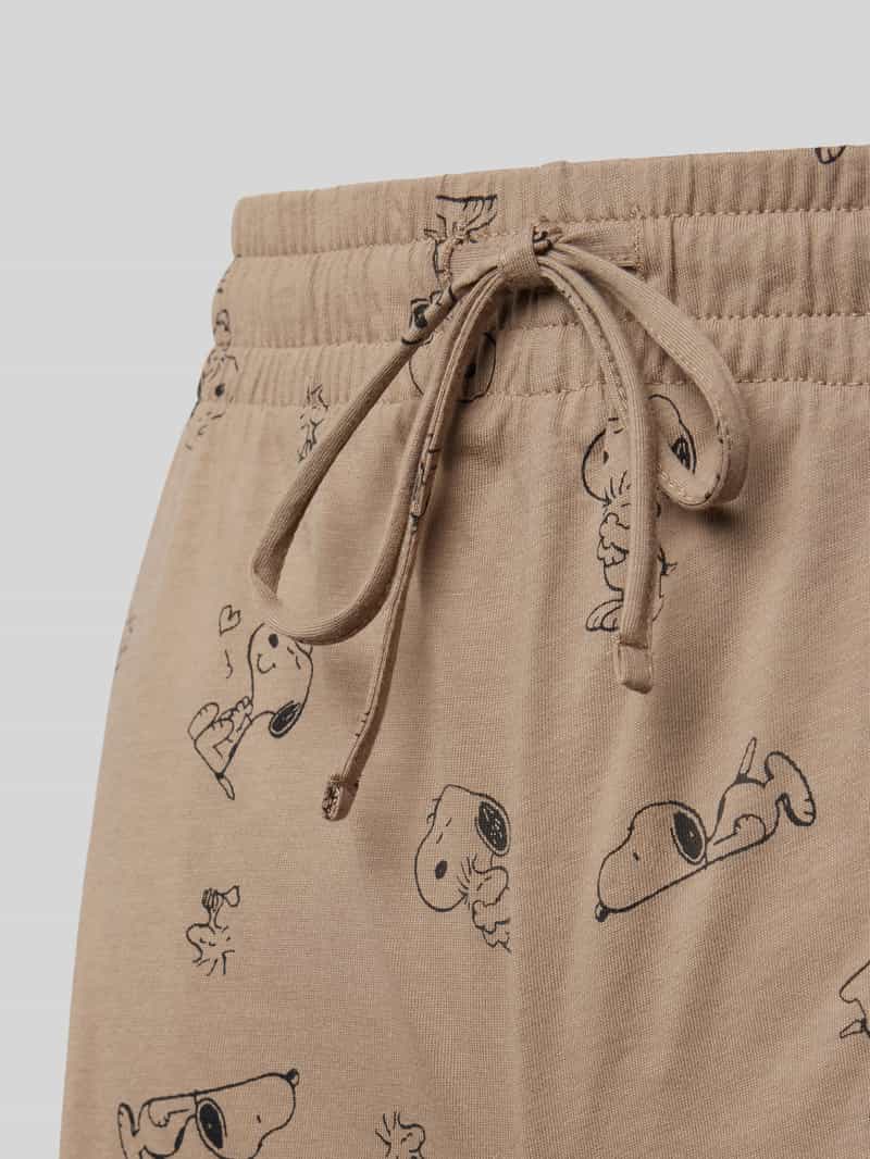 Jake*s Casual Korte pyjamabroek met motiefprint